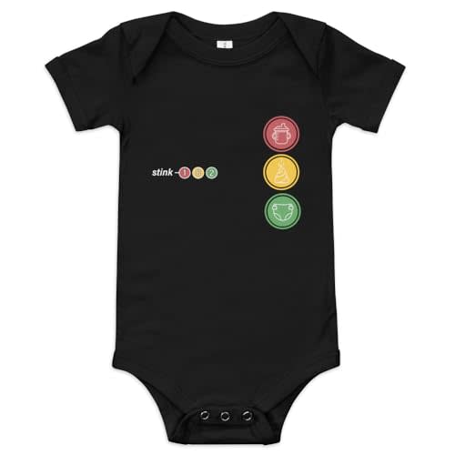 Little Groupies STINK-182 Baby Onesie, 100% Cotton, Sizes 3-24m, Unisex-Babies, Rock Band Baby Bodysuit for Blink-182 Fans