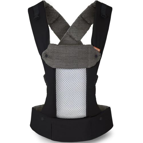 Beco 8 Baby Carrier from Newborn to Toddler (7-45lbs) - All in 1 Hybrid Front, Hip and Backpack Style Carrier with Breathable, Cooling Mesh - Black