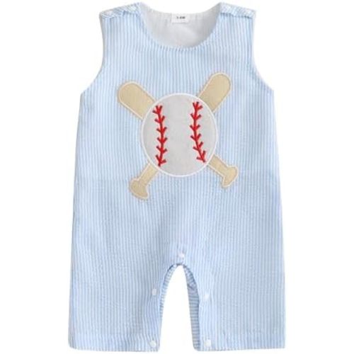 Newborn Baby Boy Girl Clothes Stripes Sleeveless Romper Infant Embroidery Bodysuit Cute Summer Spring Outfit