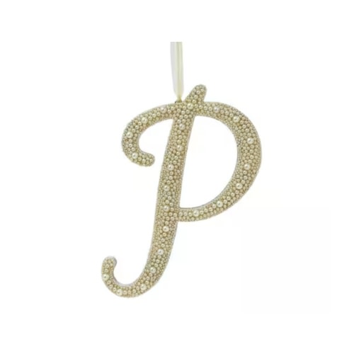 13.75" Gold Pearl Script Letter Wall Décor by Ashland®