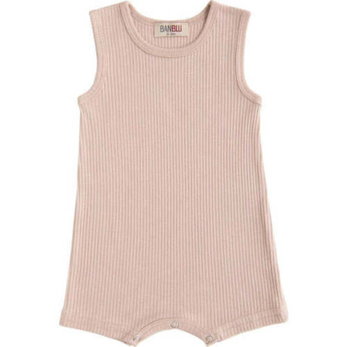 Blush Sleeveless Modal Romper, Pink - BANBLU | Maisonette