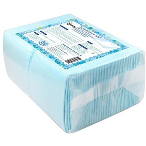 Baby Disposable Changing Pad, 100Pack Soft Waterproof Mat, Portable Diaper Changing Table & Mat, Leak-Proof Breathable Underpads Mattress Play Pad Sheet Protector(13'' 18'')