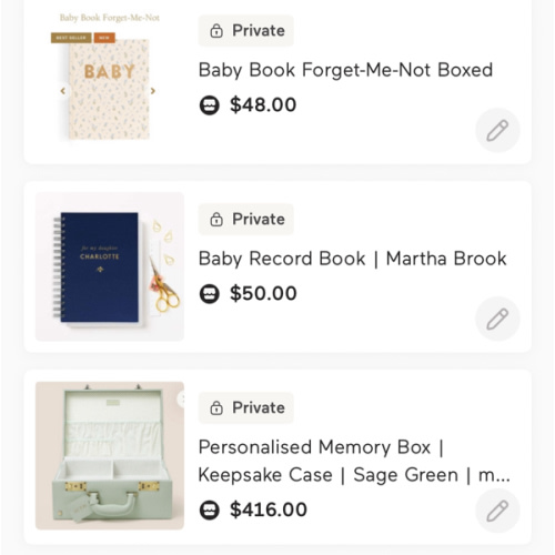 Baby Book & Keepsake Chest - Cash Fund