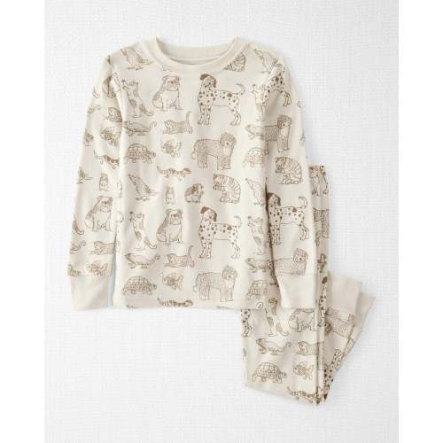 Toddler Pet Print Organic Cotton 2-Piece Pajamas - Little Planet | Carter's