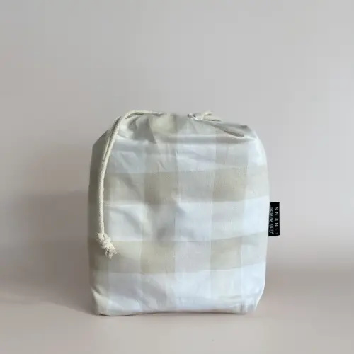 Waterproof Co-Sleeper / Change Pad Sheet | Latte Gingham – Little Human Linens