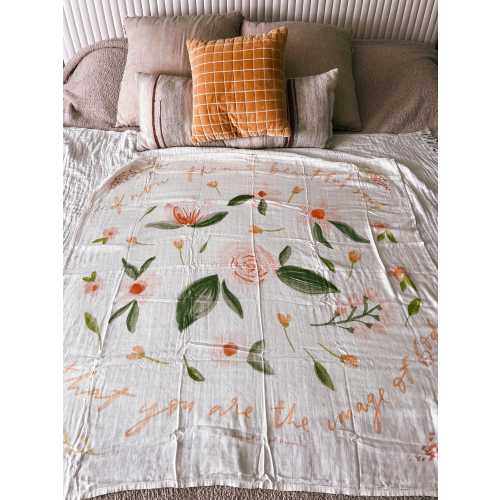 Beautiful Soul 2 Layer Muslin SWADDLE Bamboo Cotton