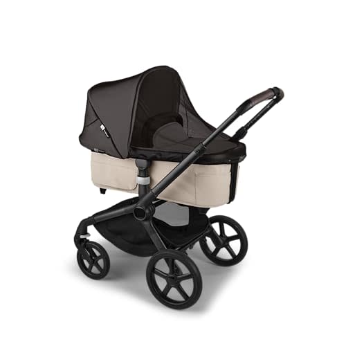 Bugaboo Mosquito Net for Fox, Donkey & Kangaroo Strollers – Soft Mesh Insect Shield, Bassinet & Seat Cover, Easy One-Move Attachment