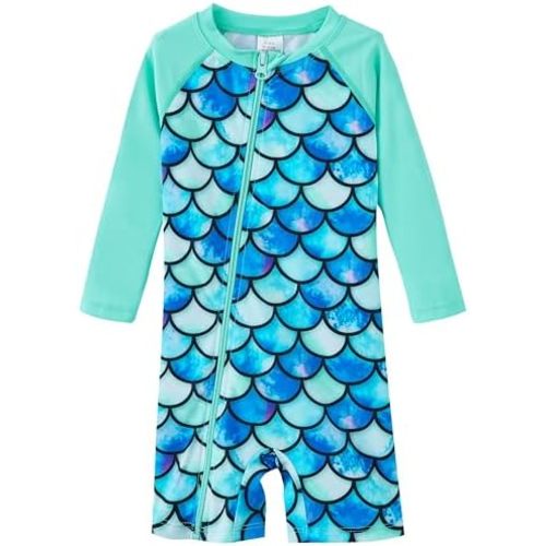 UMELOK Baby Girl Swimsuit Infant Rash Guard Swimwear UPF 50+ Sun Protection Bathing Suit