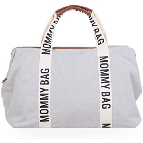 Childhome Signature Mommy Bag, Sporty Diaper Bag, Water Repellant Tote Bag, Large Diaper Bag, Baby Essentials Travel Bag