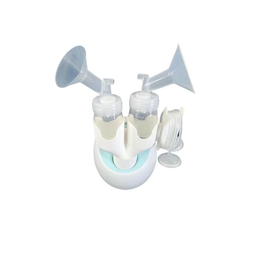 Bottle & Hose Holder for Spectra S1/S2 ,This Holder is able to Hold 2 Spectra Bottles with an Added arm to wrap The Hose Around for Easy Transportation. (New Breast Pump)