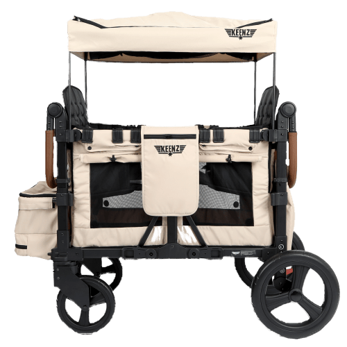 Keenz Vyo͞o4 The Seating Chameleon Stroller Wagon 4-Passengers (Mocha)