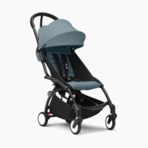 Stokke YOYO³ stroller from 6 months - Black Frame/Aqua Color Pack