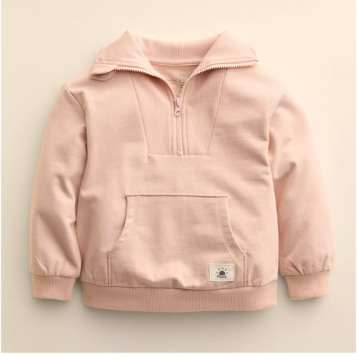 Kids 4-12 Little Co. by Lauren Conrad Organic Quarter Zip Pullover