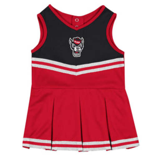 NC State Wolfpack Infant Girls Time For Recess Cheer Dress – Red and White Shop