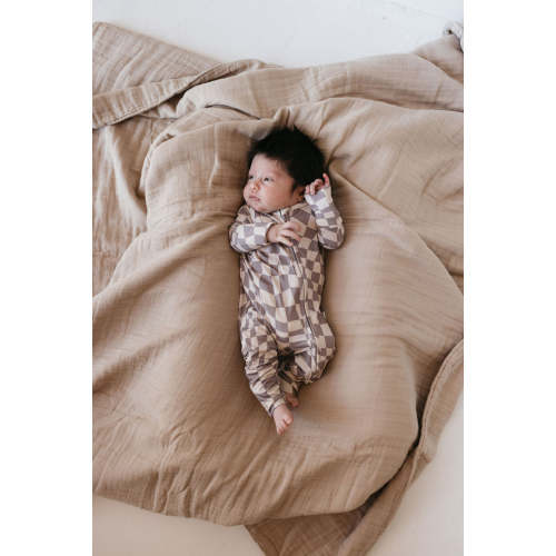 Bamboo Zip Pajamas | Smokey Wave