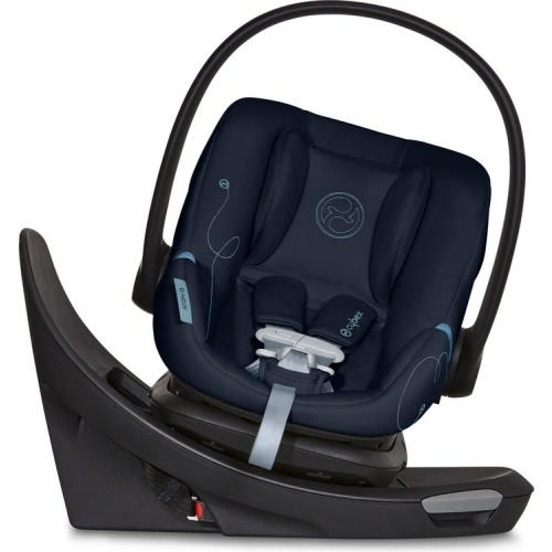 CYBEX Aton G Swivel Car Seat & Swivel Base, Ocean Blue