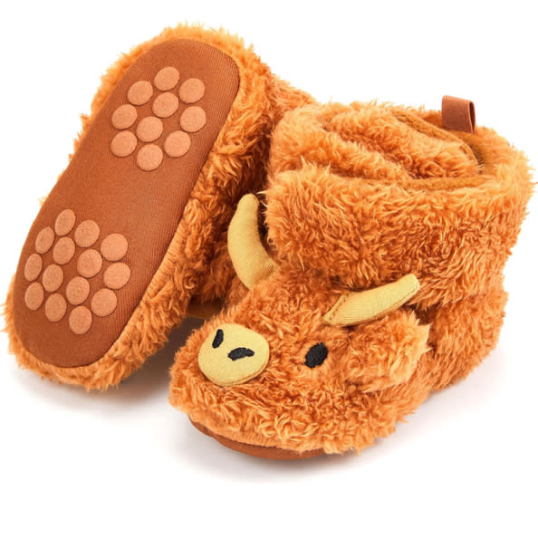 Highland Cow Baby Booties