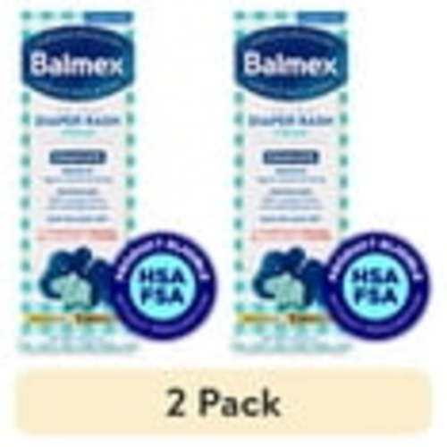 (2 pack) Balmex Complete Protection Baby Diaper Rash Cream with Zinc Oxide & Soothing Botanicals, 4 oz