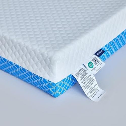 Crib Mattress,Breathable Baby Mattress for Infant,Memory Foam Toddler Bed Mattress,with 2 Waterproof and Washable Removable Covers,Standard Size