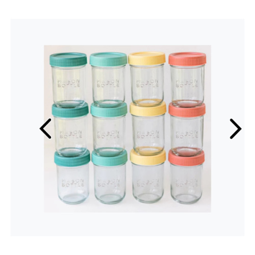 Breastmilk Storage Jar Set – Mason Bottle