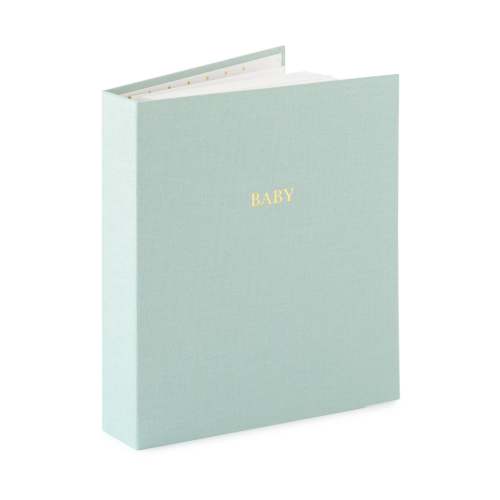 Mist Green Baby Book