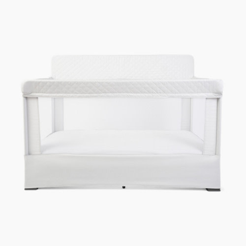 Baby Delight Lunaire Full-Size Mesh Crib & Playard - Driftwood Grey