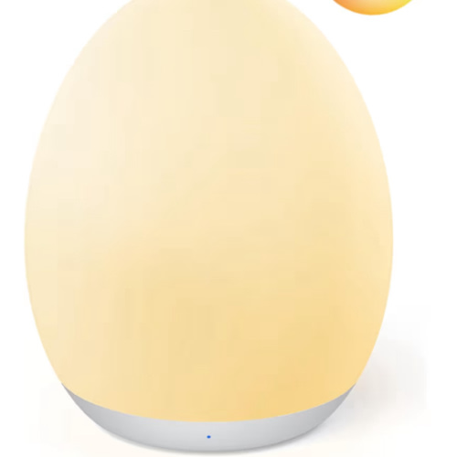 JolyWell Night Light for Kids, Baby Night Light with 7 Colors Changing Mode & Stepless Dimming, Nursery Night Light BPA Free,Rechargeable Egg Night Light for Breastfeeding 1h Timer & Touch Control