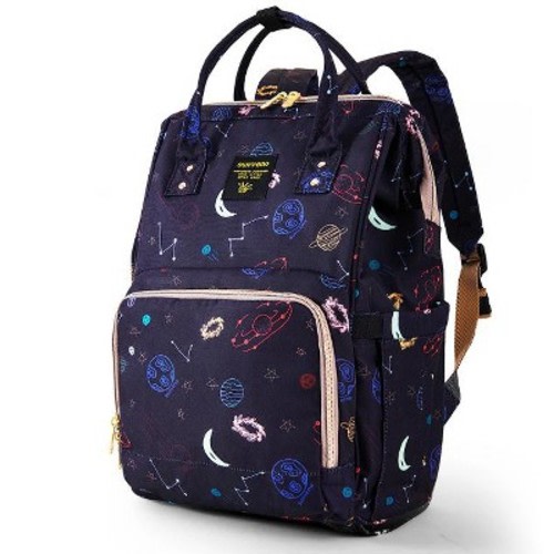 Timeless Baby Diaper Backpack-Black