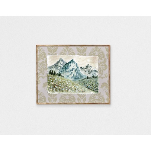 I Go To The Hills When My Heart is Lonely Art Print