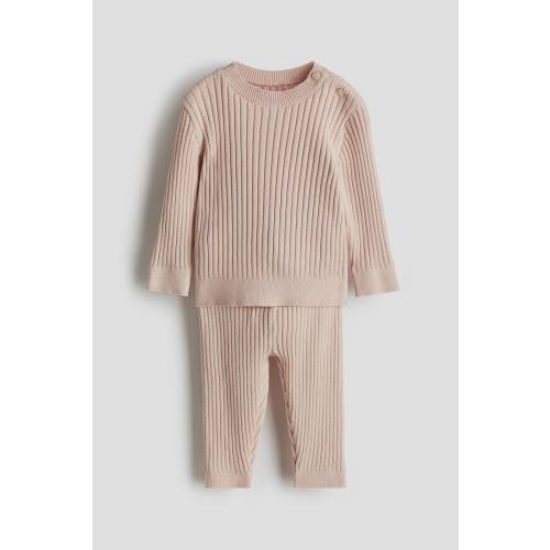 2-PIECE RIB-KNIT COTTON SET