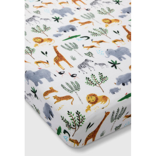 Loulou Lollipop Muslin Fitted Crib Sheet