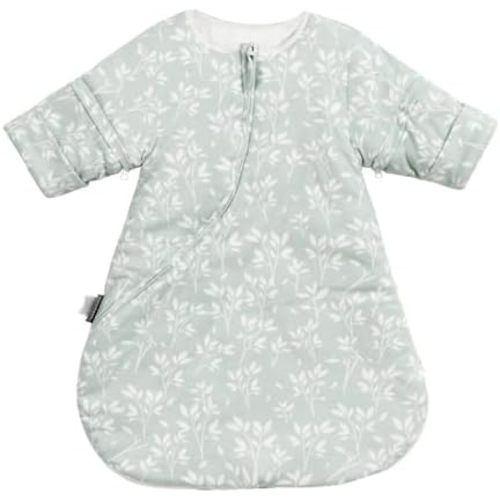 Baby Sleep Bag Wearable Blanket Sleep Sack with Detachable Sleeves 2.5tog Unisex Baby Sleeping Sack With 2-Way Zipper