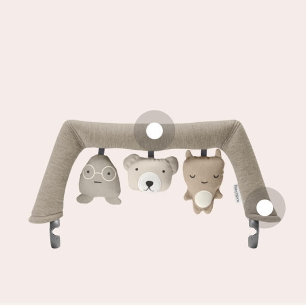 BabyBjörn Toy for Bouncer – Soft friends