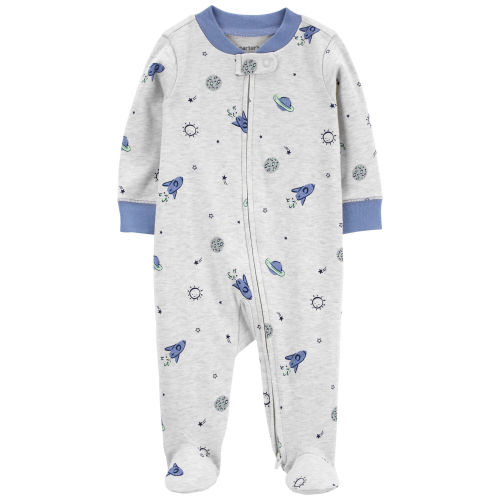 Baby Planet 2-Way Zip Cotton Blend Sleep & Play