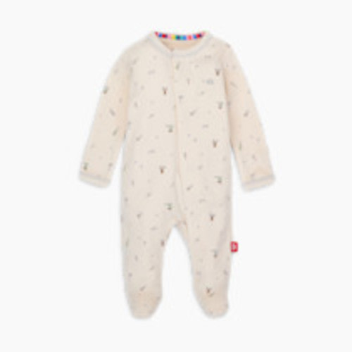 Magnetic Me Organic Cotton Footie - Fix It Friends, 3-6 M