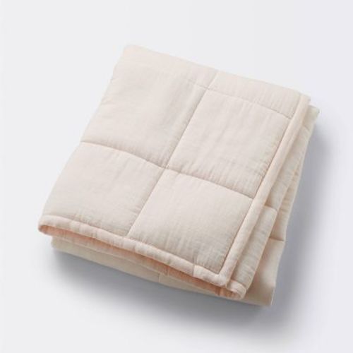 Muslin Quilt Baby and Toddler Blanket - Light Pink - Cloud Island™
