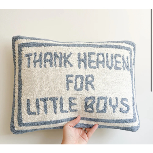 Thank Heaven Boy Pillow