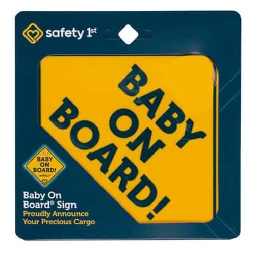 Safety 1st Yellow Plastic Baby On Board Magnet 1 pk Mfr# 48800 - Ace Hardware