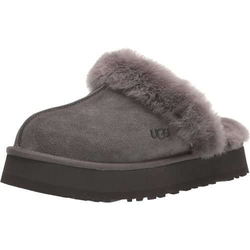 UGG Women's Disquette Slipper - 6 - Charcoal