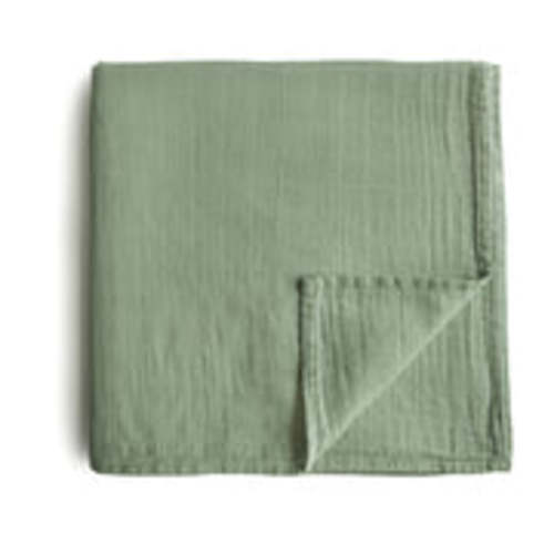 Organic Cotton Mushie Baby Muslin Swaddle Blanket