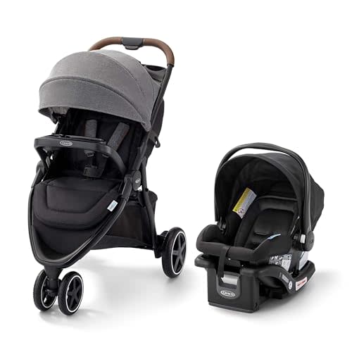 Graco Outpace LX All-Terrain Travel System - Includes SnugRide 30 Lite Infant Car Seat, Briggs, High-Performance Stroller/Car Seat Combo, Practical & Durable