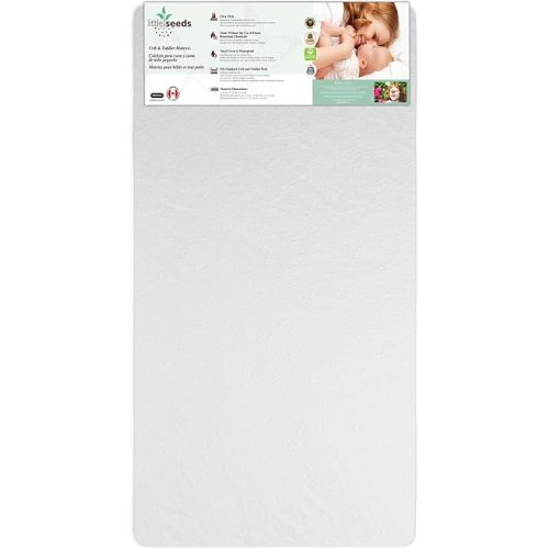 Little Seeds Moonlight Twinkle Standard Firm Baby Crib & Toddler Bed Mattress with Waterproof and Stain Resistant Cover