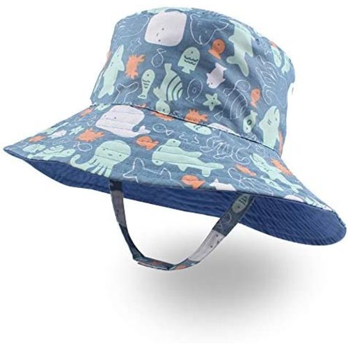 Baby Boy Bucket Toddler Kids Sun Hat UPF 50+ Wide Brim Outdoor Beach Caps Play hat