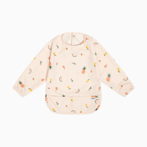 Lalo Smock Bib - Grapefruit Print