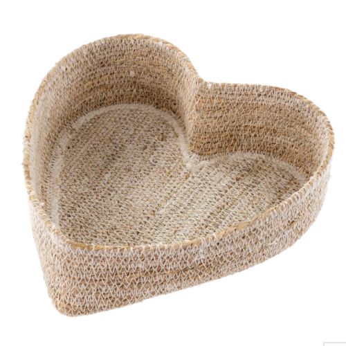 Heart Seagrass Basket