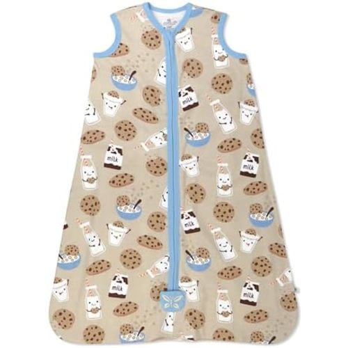HonestBaby Zip Front Wearable Blanket 100% Organic Cotton for Infant Baby Boys, Girls