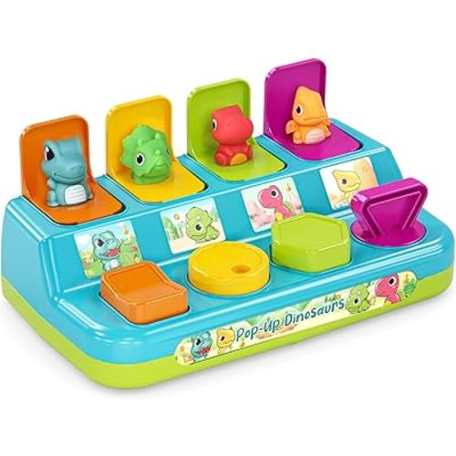 Lehoo Castle Pop Up Toys, Cause and Effect Baby Dinosaur Toys, Educational Toys for 1 Year Old Boy, Baby Girl Toys 12-18 Months, Infant Toys 6-12 Months Developmental 7 8 9 10 11 Month Old Toys