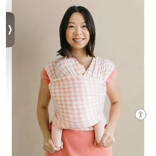 Rosebud Gingham Wrap