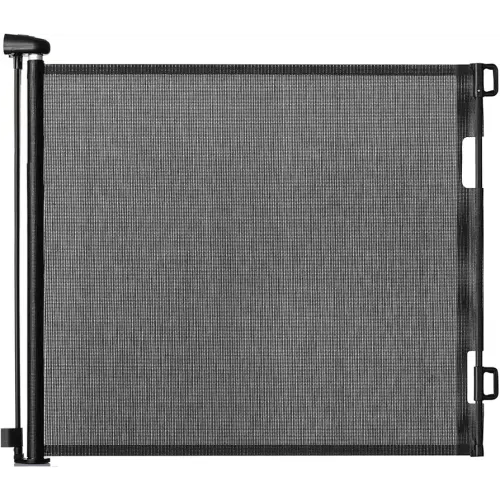 Retractable Baby Gate for Stairs 33.8"x71" - Dog Gate & Barrier Indoor Stairs Baby Gate - Extra Wide Pet Gate for Indoor Child Safety Gate Drilling Required