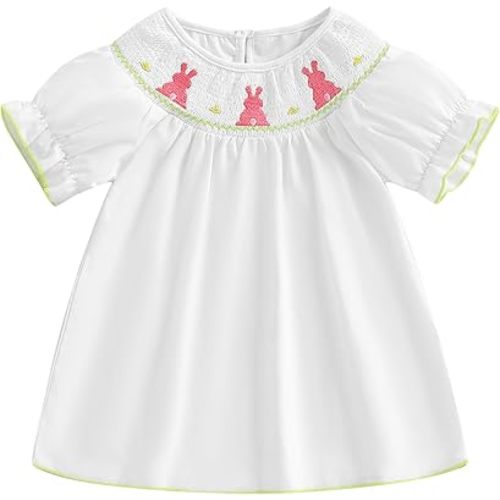 Girls 4th of July Outfit Toddler Girl Bow Doll Collar Princess Dress Kids Fourth of July Dresses Patriotic Clothes